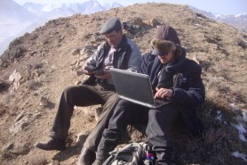 Paul Buzzard in Tianshan by MaMing