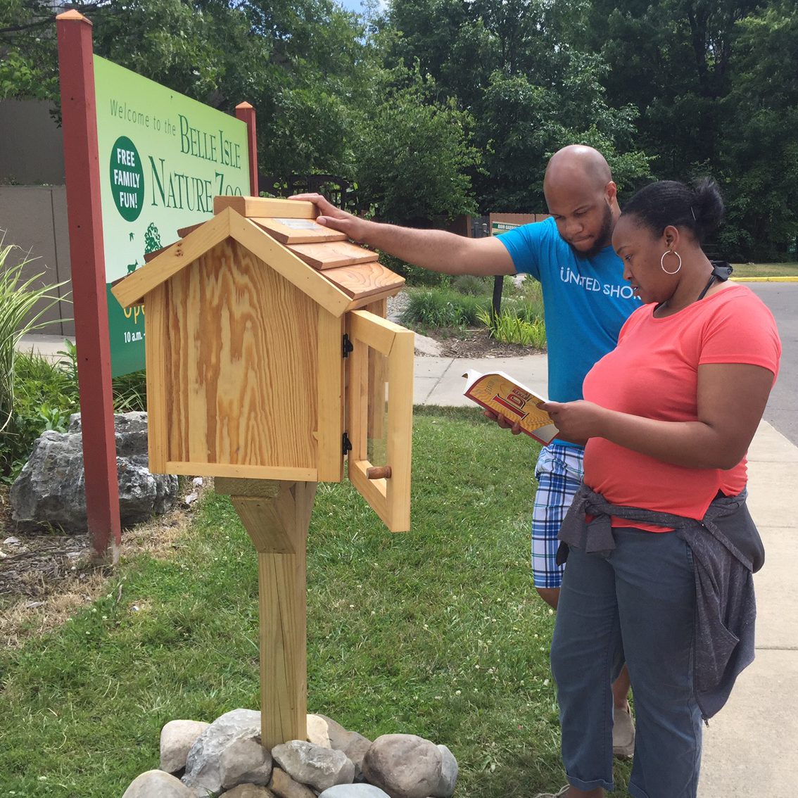Zoo Library Belle Isle Nature Zoo – Little Free Library | Detroit Zoological ...